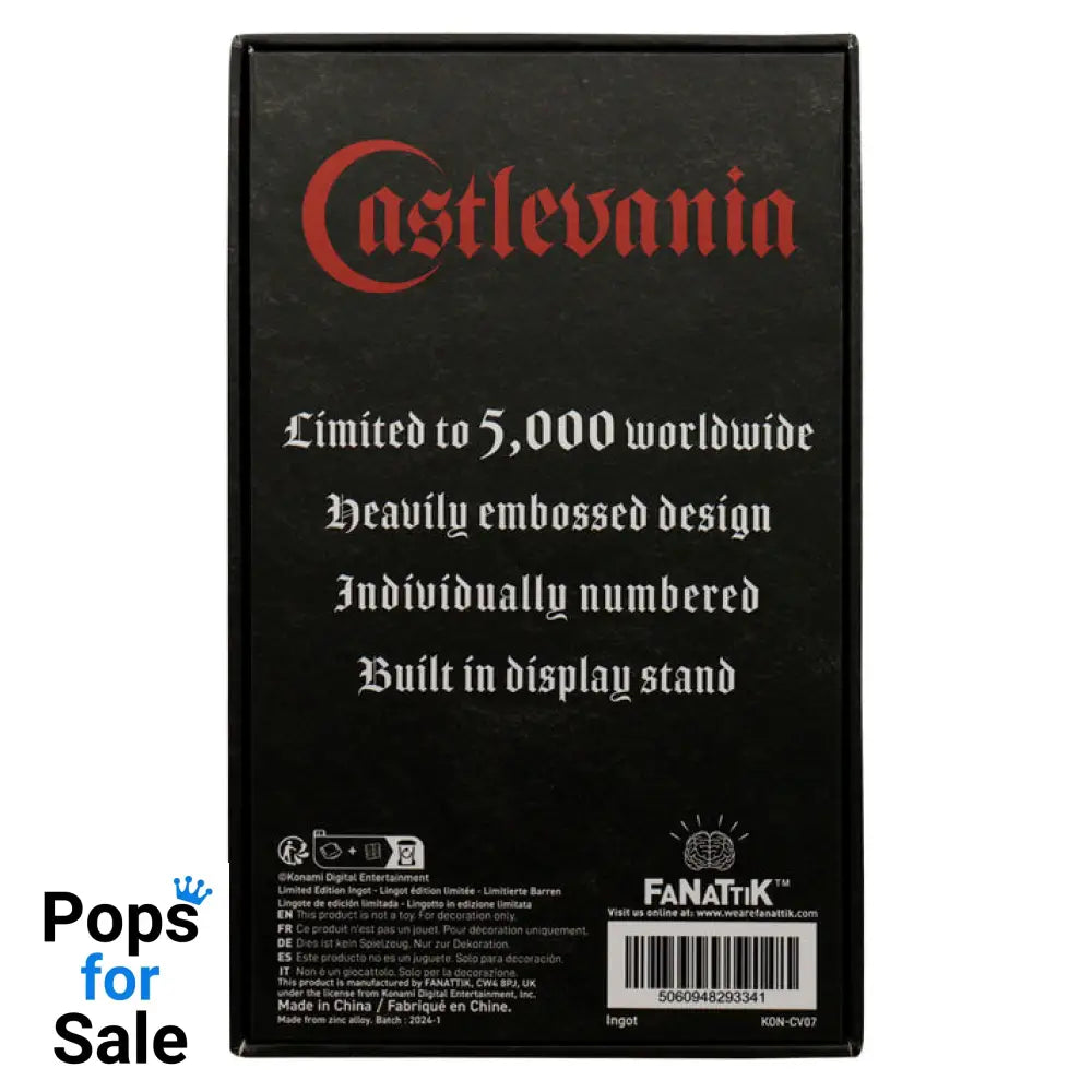 Castlevania Alucard Shield Limited Edition Ingot Ingot