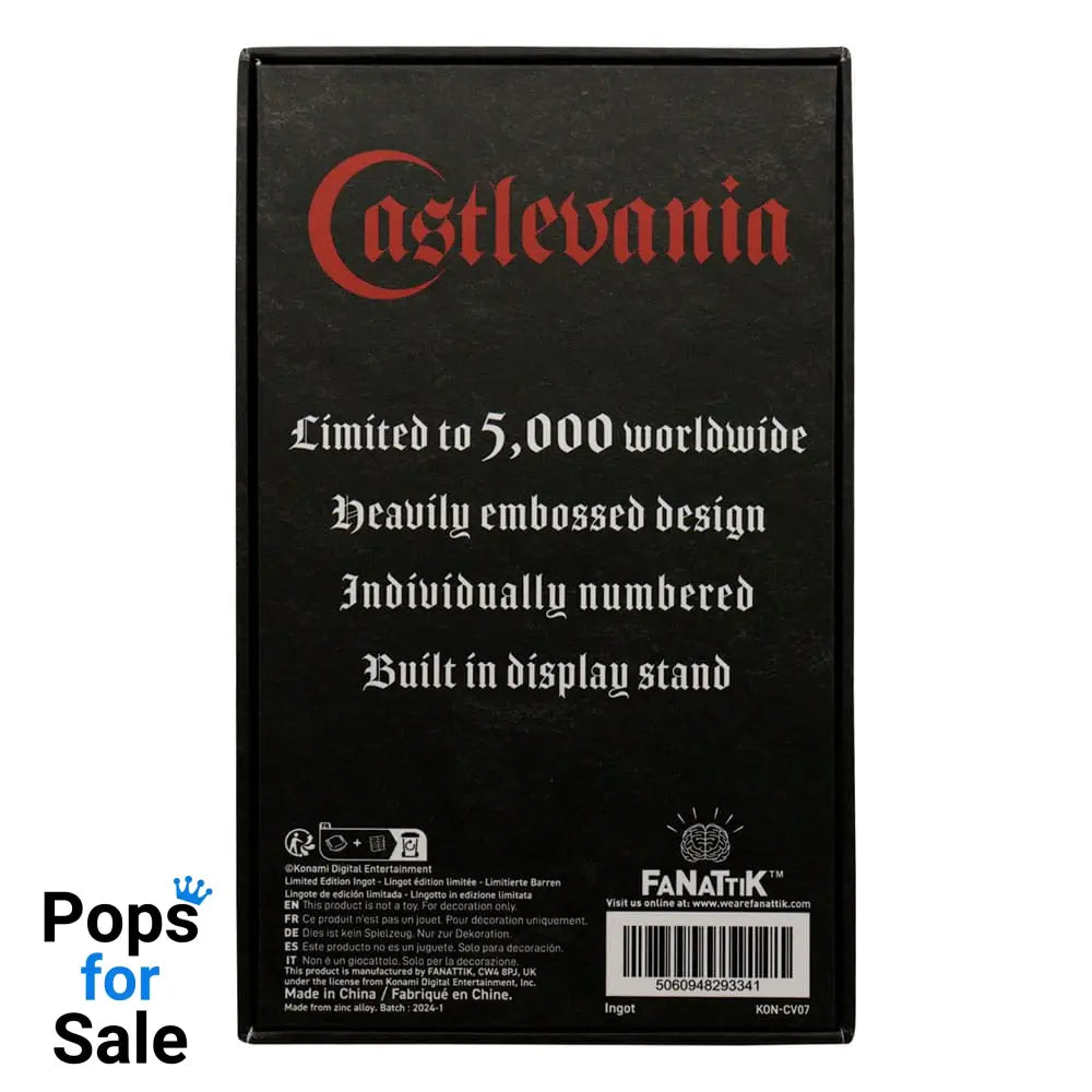 Castlevania Ingot Alucard Shield Limited Edition
