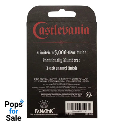 Castlevania Pin Badge Alucard Limited Edition