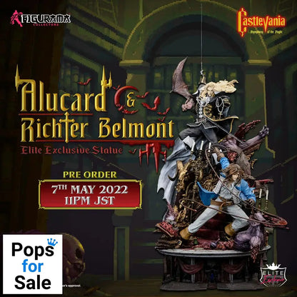Castlevania: Symphony of the Night Elite Exclusive Statue 1/6 Alucard & Richter Belmont 91 cm