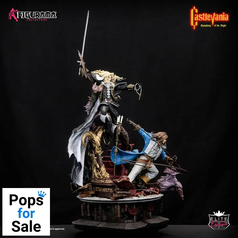 Castlevania: Symphony of the Night Elite Exclusive Statue 1/6 Alucard & Richter Belmont 91 cm