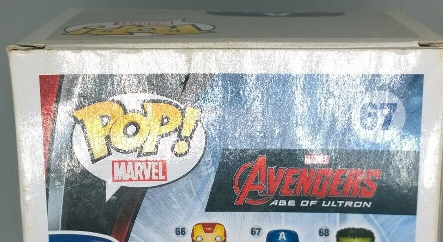 #67 Captain America -Marvel Avengers - Box Damaged Funko POP
