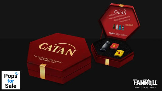 Catan Upgrade dice set Robber & Metal: Hematite Dice
