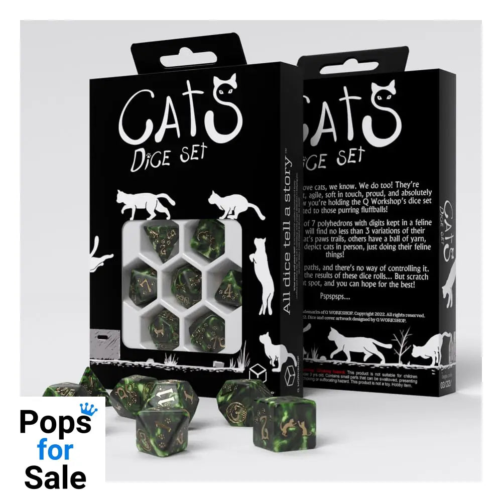 Cats Dice Set Pixel