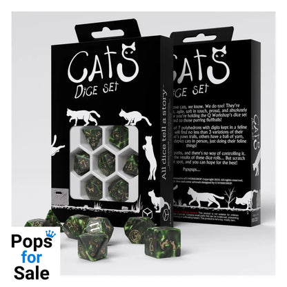 Cats Dice Set Pixel