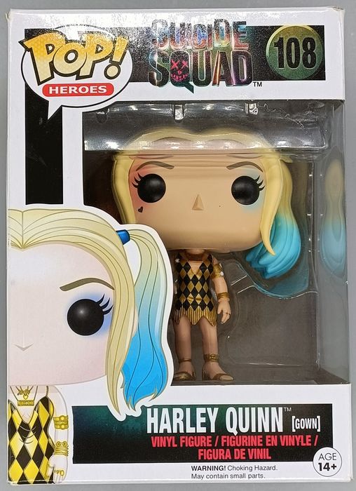#108 Harley Quinn (Gown) - DC Suicide Squad - Box Damaged Funko POP