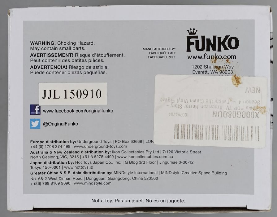 #243 Twisty - American Horror Story Freak Show - Box Damaged Funko POP