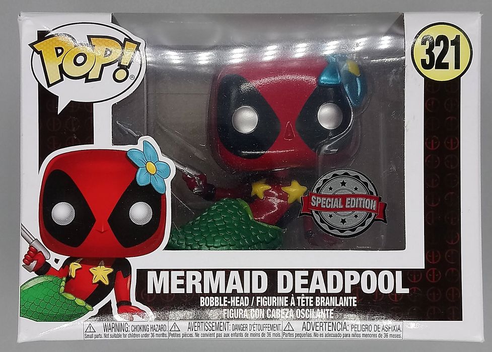#321 Mermaid Deadpool - Metallic - Marvel Funko POP
