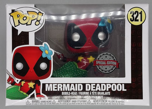 #321 Mermaid Deadpool - Metallic - Marvel Funko POP