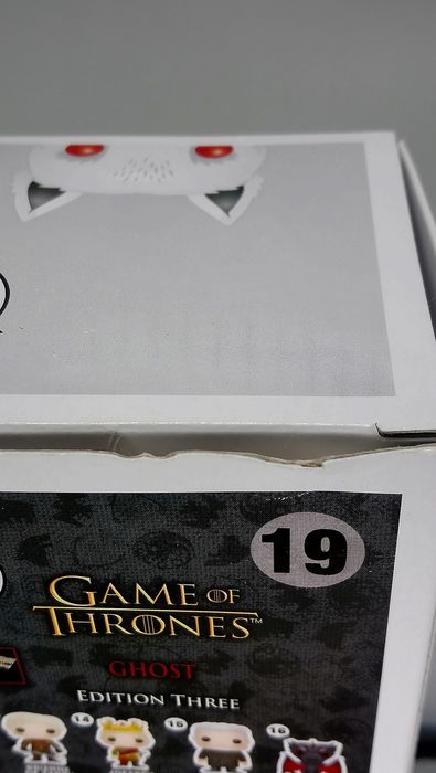 #19 Ghost - Flocked - Game of Thrones - Box Damaged Funko POP