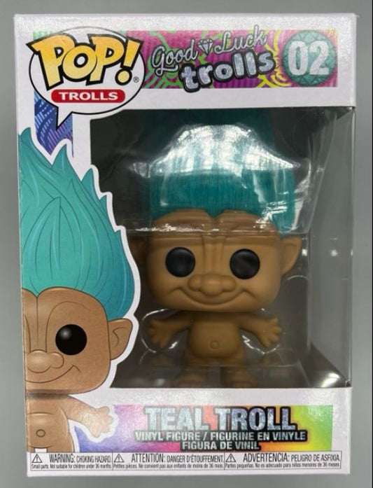 #02 Teal Troll - Trolls Funko POP