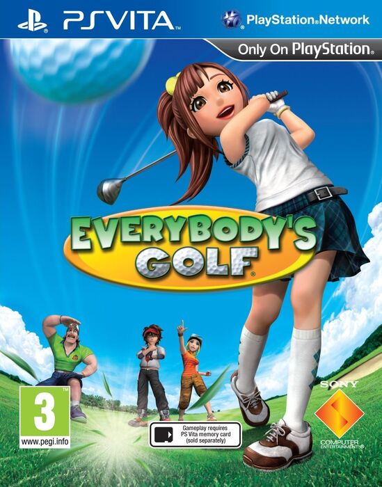 Everybody's Golf for Sony Playstation PS Vita