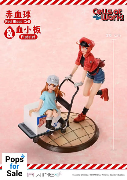 Cells at Work Prisma Wing PVC Statue Red Blood Cell & Platelet  26 cm