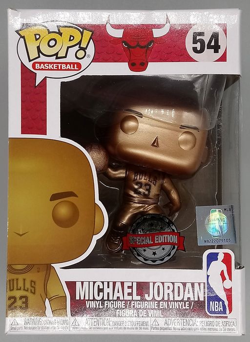 54 Michael Jordan (Slam Dunk- Bronze) NBA Chicago Funko POP - Box Damaged