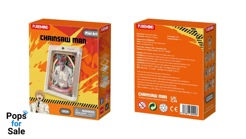 Chainsaw Man Mini Art Pins Blind Box Display (10)