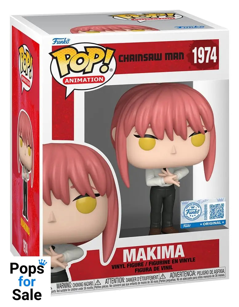 Chainsaw Man POP! Animation Vinyl Figure Makima Exclusive Edition 9 cm