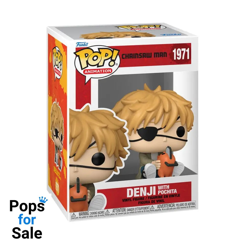 Chainsaw Man POP! Games Vinyl Figure Denji & Pochita 9 cm