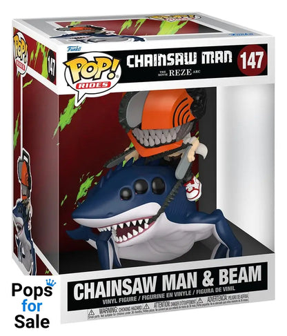Chainsaw Man POP! Rides Deluxe Vinyl Figure CSM & Beam 15 cm