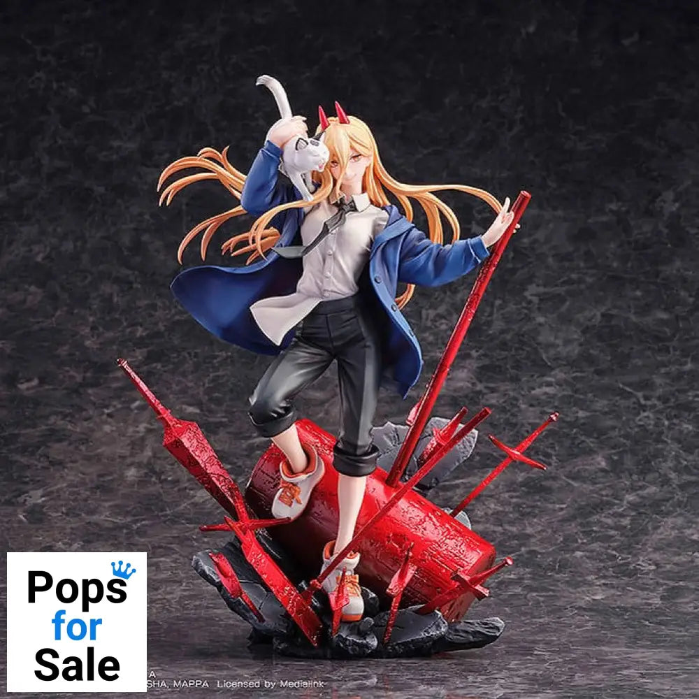 Chainsaw Man Statue 1/7 Power & Meowy 28 cm