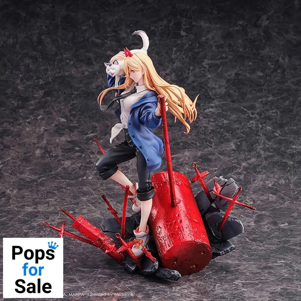 Chainsaw Man Statue 1/7 Power & Meowy 28 cm