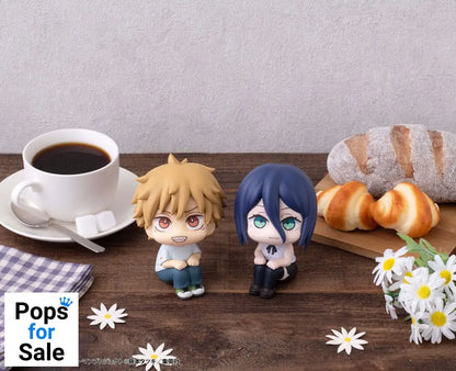 Chainsaw Man The Movie: Reze Arc Look Up PVC Statues Denji & Reze Set (with gift) 11 cm Statues