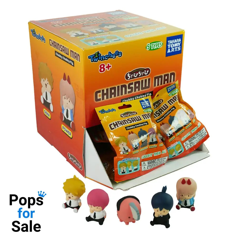 Chainsaw Man Twinchees Mini Figures Chubby Chubby 5 cm Display (24)