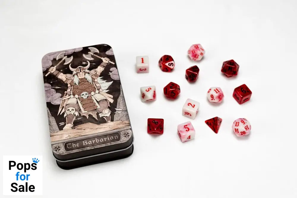 Character Class Classic RPG Dice Set Barbarian (13) Dice