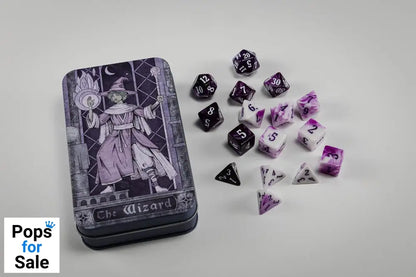 Character Class Classic RPG Dice Set Wizard (14)