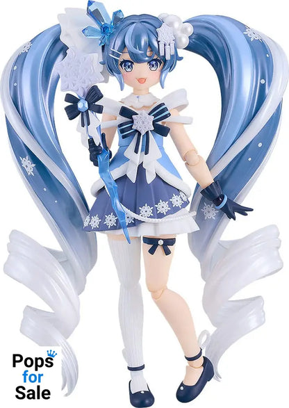 Character Vocal Series 01: Hatsune Miku Figma Action Figure Snow Miku: Crystal Snow Ver. 13 cm Action figures