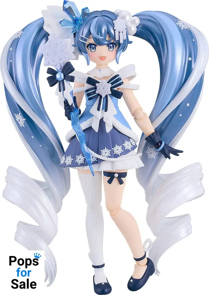 Character Vocal Series 01: Hatsune Miku Figma Action Figure Snow Miku: Crystal Snow Ver. 13 cm
