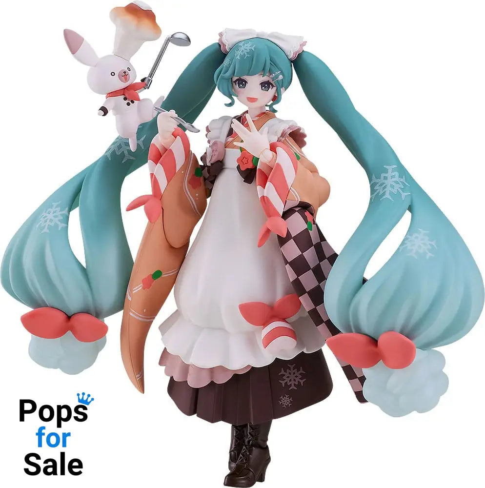 Character Vocal Series 01: Hatsune Miku Figma Action Figure Snow Miku: Winter Delicacy Ver. 14 cm Action figures