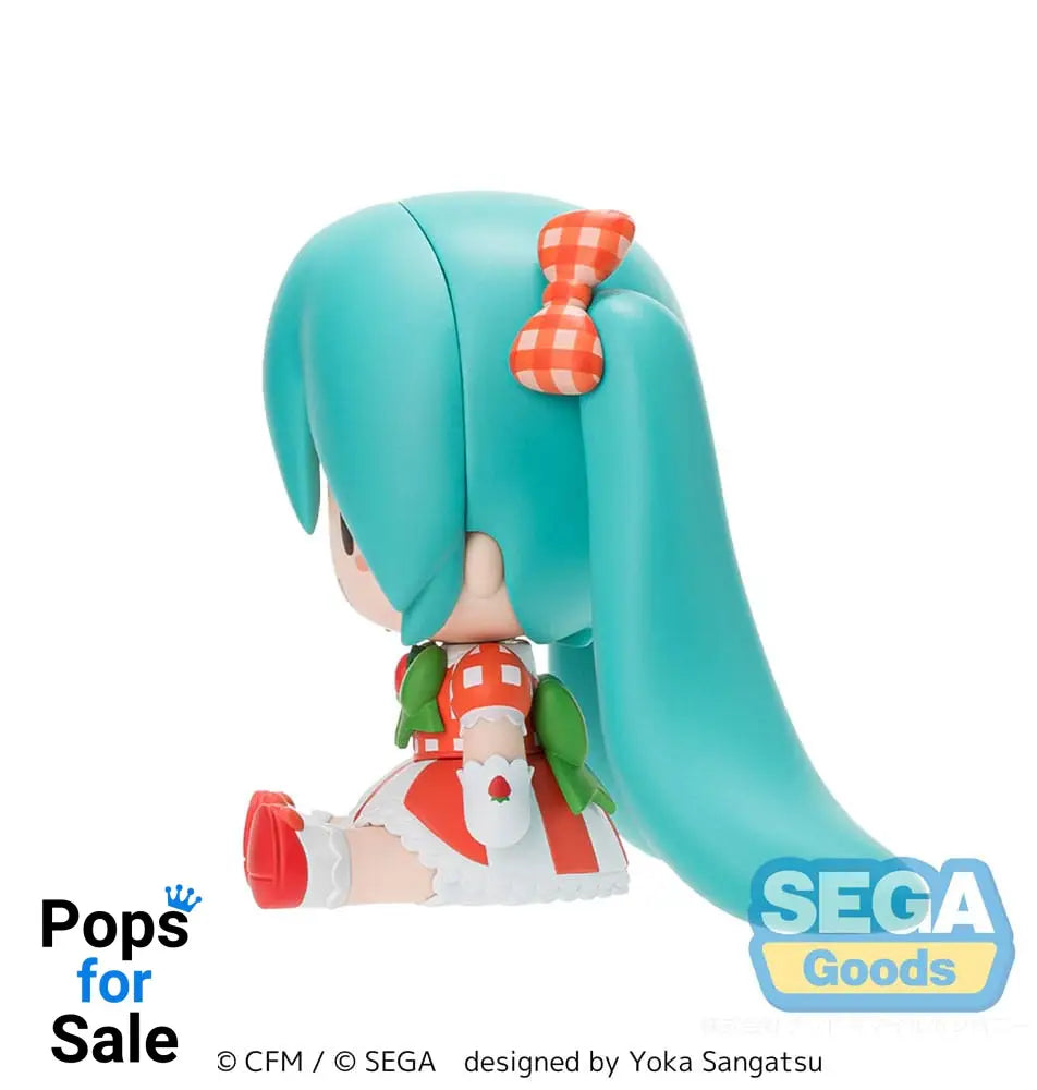 Character Vocal Series 01: Hatsune Miku Fuwa Petit Chibi Figure Hatsune Miku x Love and Berry Dress Up and Dance! Lovely Strawberry 8 cm