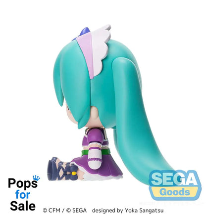 Character Vocal Series 01: Hatsune Miku Fuwa Petit Chibi Figure Hatsune Miku x Love and Berry Dress Up and Dance! Sparkly Purple 8 cm