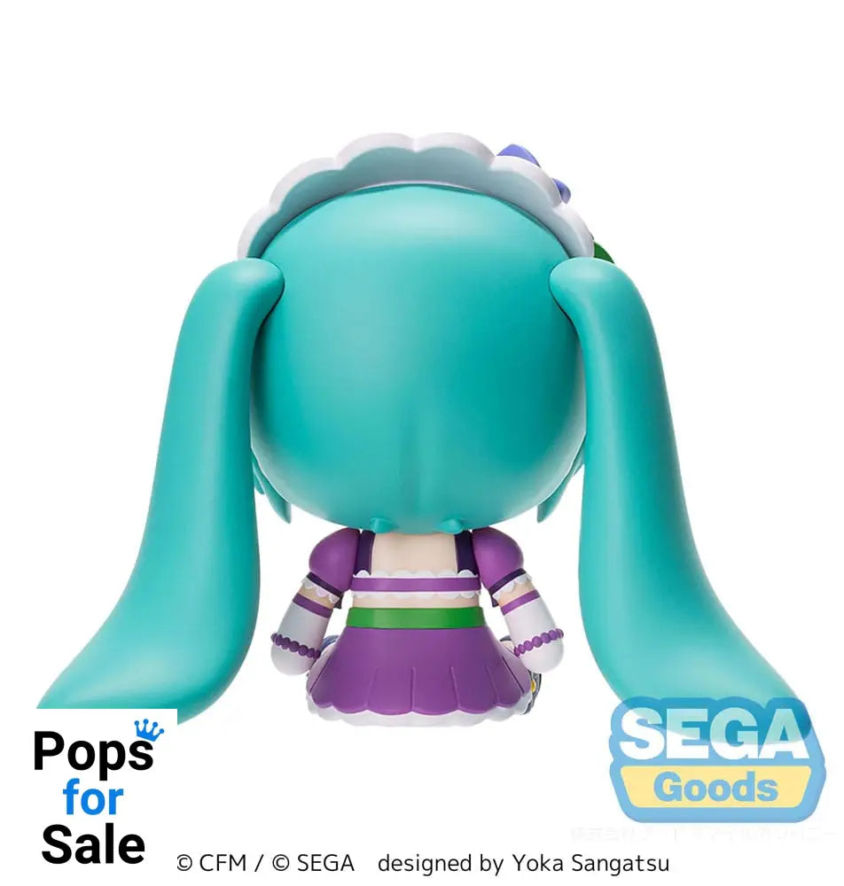 Character Vocal Series 01: Hatsune Miku Fuwa Petit Chibi Figure Hatsune Miku x Love and Berry Dress Up and Dance! Sparkly Purple 8 cm
