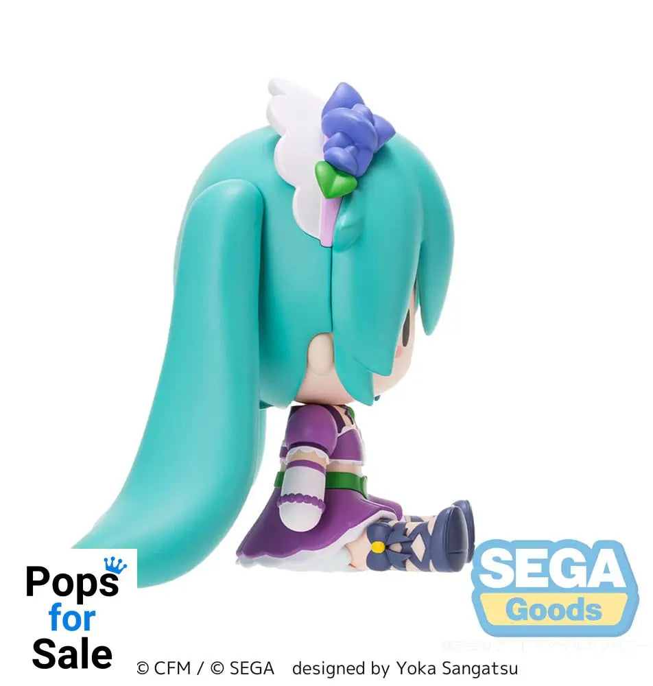 Character Vocal Series 01: Hatsune Miku Fuwa Petit Chibi Figure Hatsune Miku x Love and Berry Dress Up and Dance! Sparkly Purple 8 cm