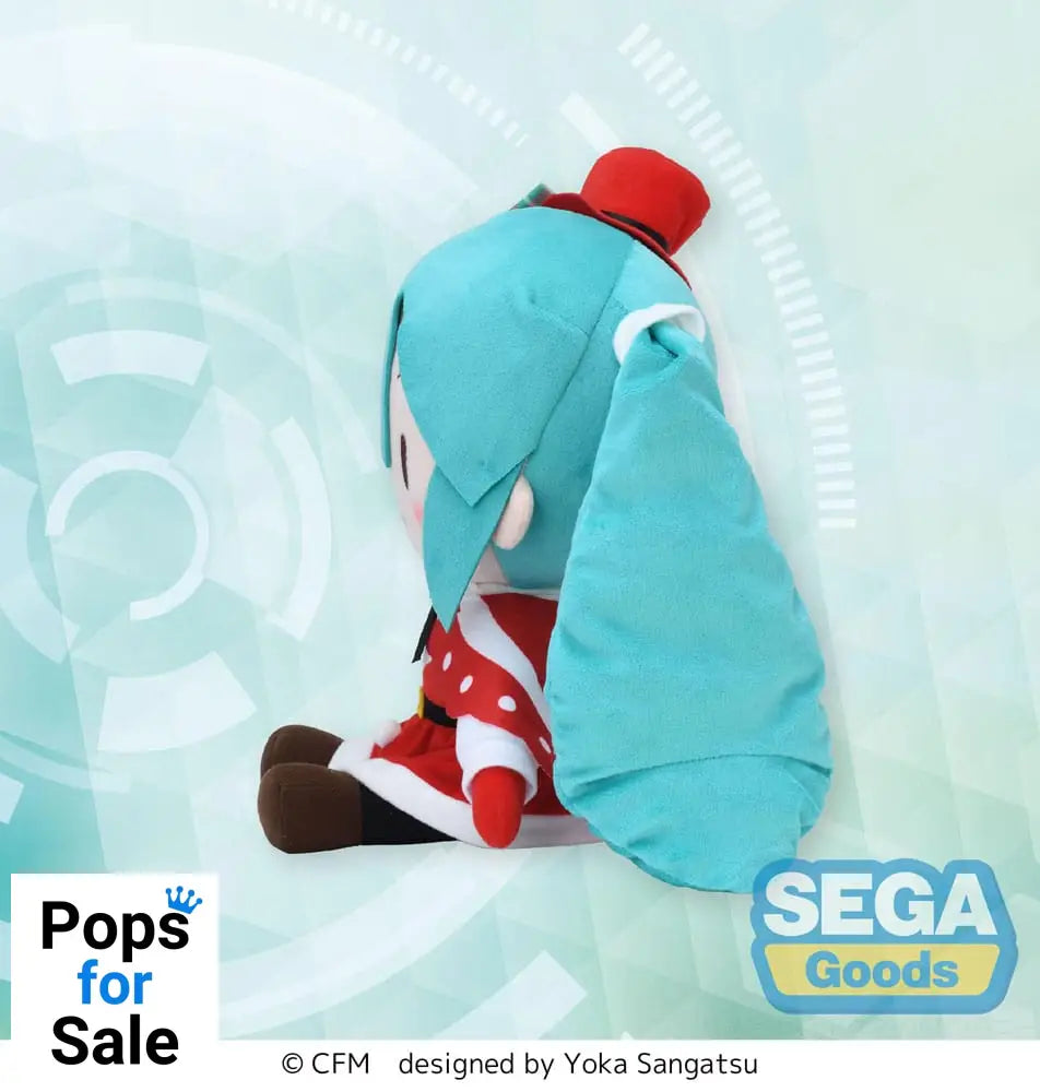 Character Vocal Series 01: Hatsune Miku Fuwa Petit Plush Figure Hatsune Miku Christmas LL 35 cm