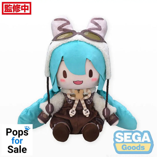 Character Vocal Series 01: Hatsune Miku Fuwa Petit Plush Figure Hatsune Miku Marshmallow Hot Cocoa Ver. LL 45 cm
