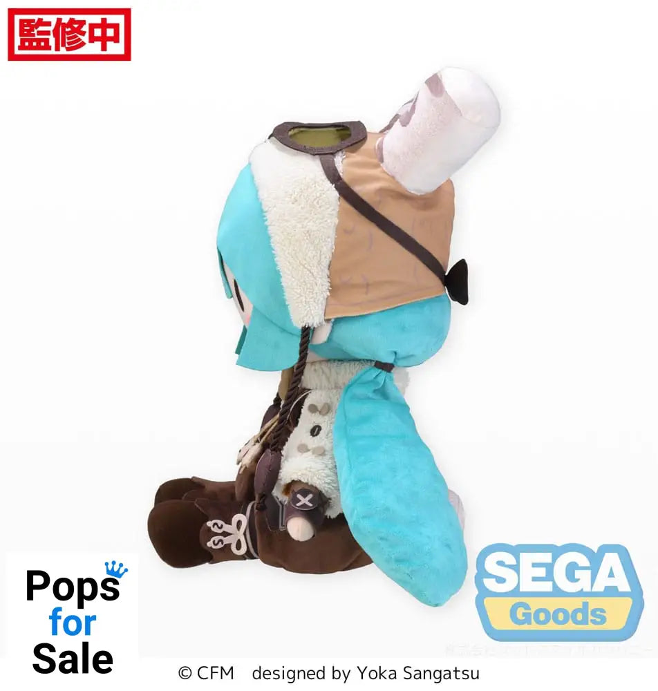 Character Vocal Series 01: Hatsune Miku Fuwa Petit Plush Figure Hatsune Miku Marshmallow Hot Cocoa Ver. LL 45 cm