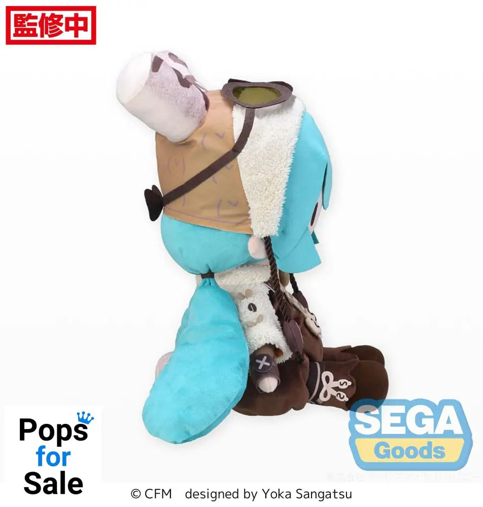 Character Vocal Series 01: Hatsune Miku Fuwa Petit Plush Figure Hatsune Miku Marshmallow Hot Cocoa Ver. LL 45 cm