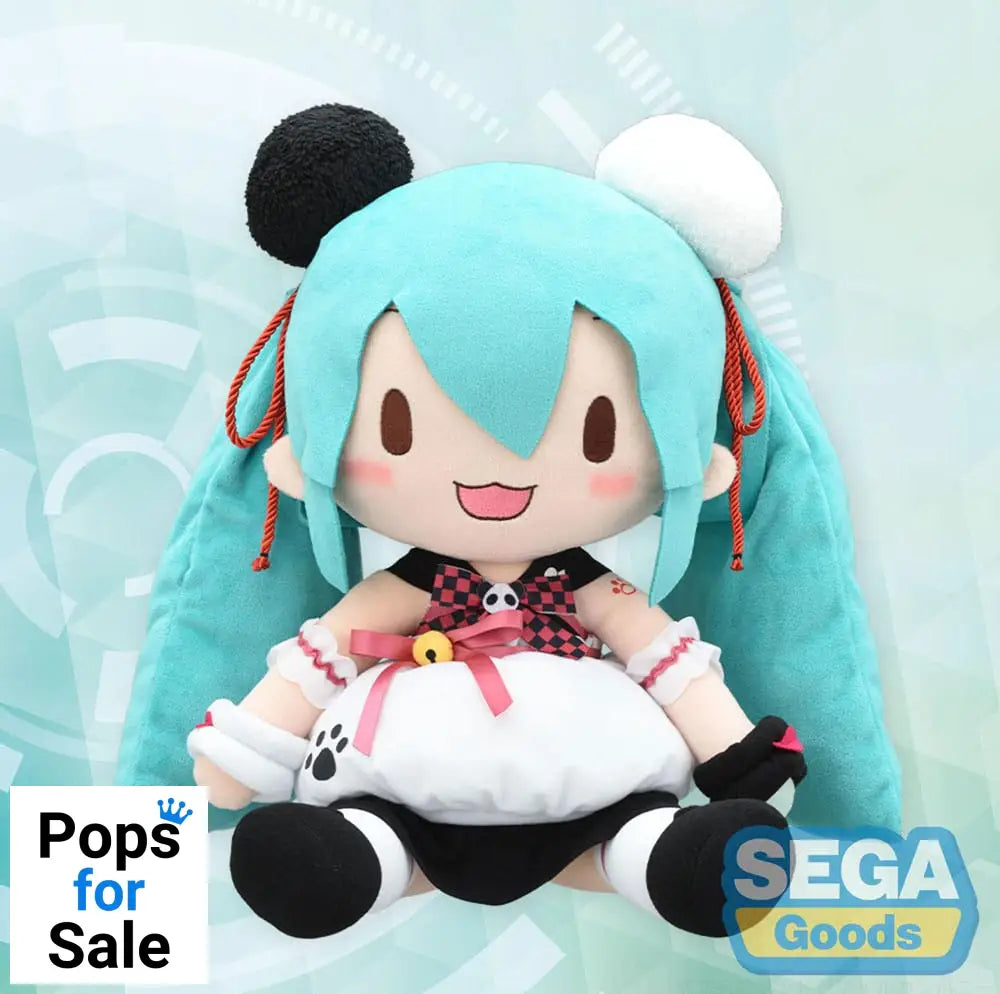 Character Vocal Series 01: Hatsune Miku Fuwa Petit Plush Figure Hatsune Miku Panda Bun LL 40 cm