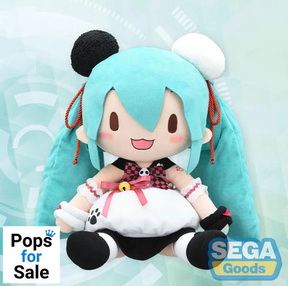 Character Vocal Series 01: Hatsune Miku Fuwa Petit Plush Figure Hatsune Miku Panda Bun LL 40 cm
