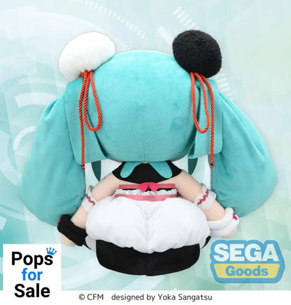 Character Vocal Series 01: Hatsune Miku Fuwa Petit Plush Figure Hatsune Miku Panda Bun LL 40 cm