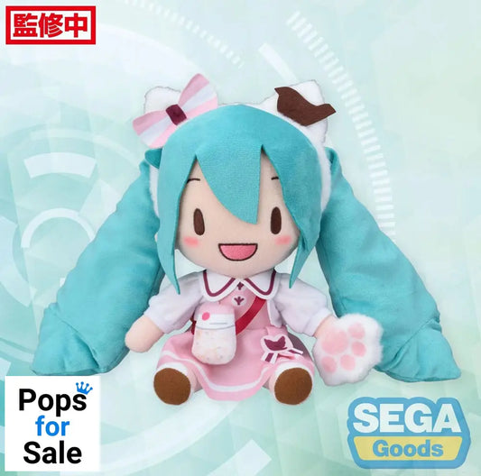 Character Vocal Series 01: Hatsune Miku Fuwa Petit Plush Figure Hatsune Miku Theme Park Ver. M 25 cm