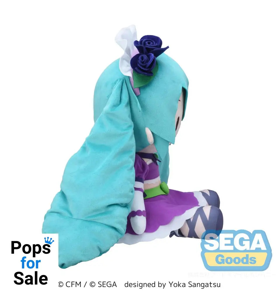 Character Vocal Series 01: Hatsune Miku Fuwa Petit Plush Figure Hatsune Miku x Love and Berry Dress Up and Dance! Sparkly Purple 40 cm