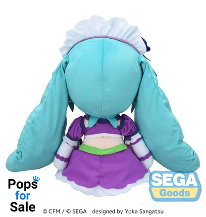 Character Vocal Series 01: Hatsune Miku Fuwa Petit Plush Figure Hatsune Miku x Love and Berry Dress Up and Dance! Sparkly Purple 40 cm