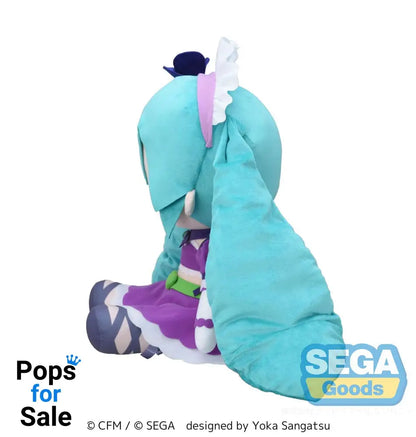 Character Vocal Series 01: Hatsune Miku Fuwa Petit Plush Figure Hatsune Miku x Love and Berry Dress Up and Dance! Sparkly Purple 40 cm