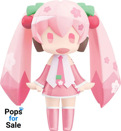 Character Vocal Series 01: Hatsune Miku HELLO! GOOD SMILE Action Figure Sakura Miku 10 cm