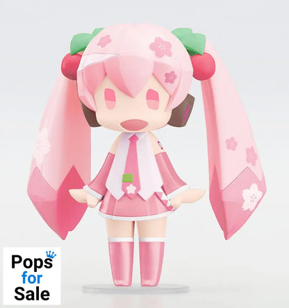 Character Vocal Series 01: Hatsune Miku HELLO! GOOD SMILE Action Figure Sakura Miku 10 cm