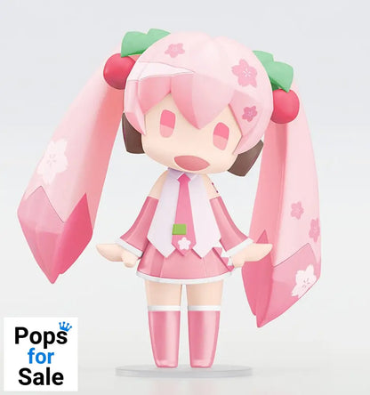 Character Vocal Series 01: Hatsune Miku HELLO! GOOD SMILE Action Figure Sakura Miku 10 cm