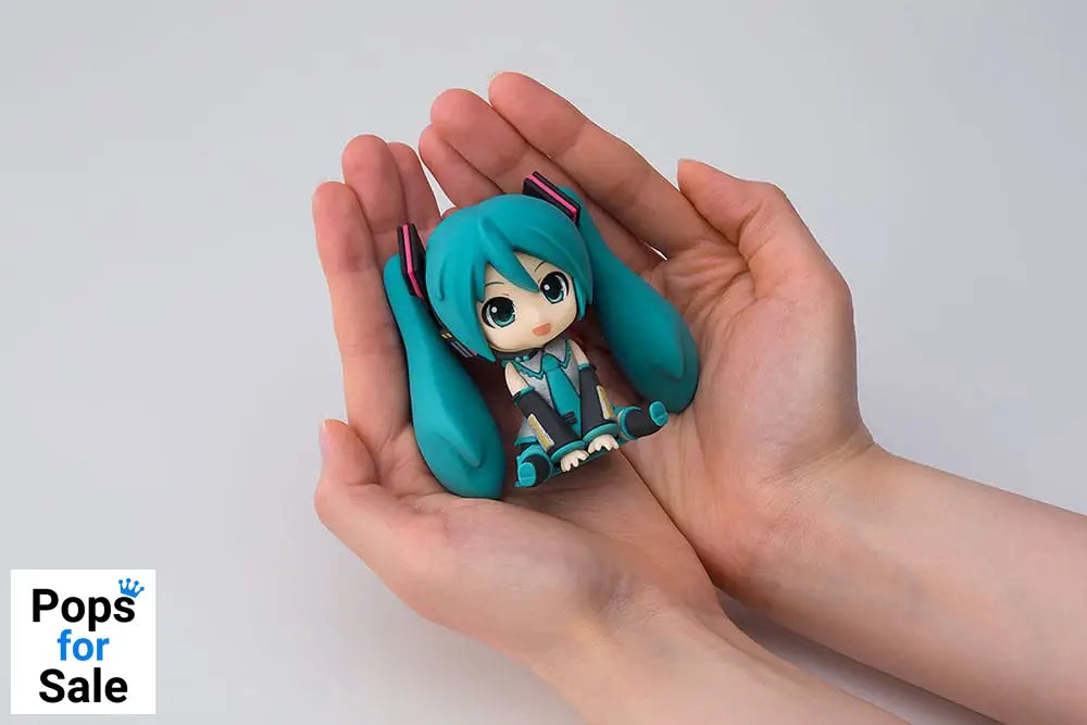 Character Vocal Series 01: Hatsune Miku Piapro Characters Rubber Mascot Nendroid Plus Mini Figure Hatsune Miku 8 cm